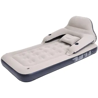 RAPTAVIS Twin Size Luftmatratze Schlafsofa mit Kopfteil und Kissen, aufblasbares Bett für Outdoor Übernachtung