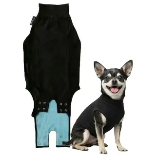 Suitical Recovery Suit Hund, S, Schwarz