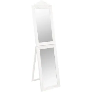 vidaXL Standspiegel Weiß 40x160 cm - Weiß