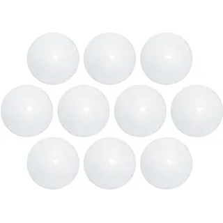 MAUL Kugelmagnete 10er Set weiß stark haftend für Bürotafeln | sicherer Halt für Notizen, dezente Optik, griffige Kugelform, bruchsicher lackiert, ideal für Whiteboard & Pinnwand