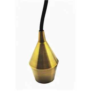 Set E27 Gold Lampenfassung mit 1 Meter Kabel und raffinierter schwarzer Blume - Ideal für einen modernen und eleganten Touch in Ihrem Zuhause - Erneuern Sie Ihre Räume mit Stil!