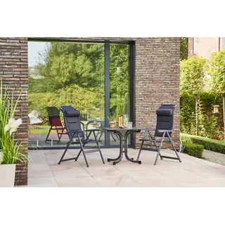 Siena Garden Premium Garten-Essgruppe 3-tlg. grau