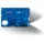SwissCard Lite Blau Transparent
