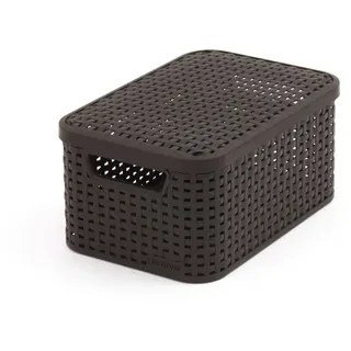 Curver Aufbewahrungsbox Natural Style S 1-tlg. Dunkelbraun