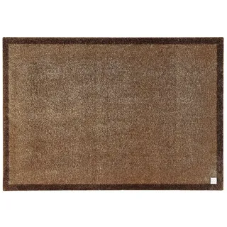 Barbara Becker Fußmatte Touch, Schmutzfangmatte, für Eingangsbereich Wohnungstür, Fußabstreifer, Türmatte, Braun, 39 x 58 cm
