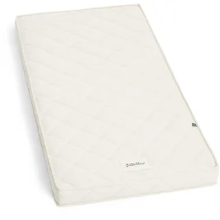 The Little Green Sheep Baby Matratze 60x120 cm - Taschenfederkern Naturbettmatratze, Atmungsaktiv, Staubmilbenhemmend, Temperaturregulierend mit luxuriösem gesteppten-Baumwollbezug