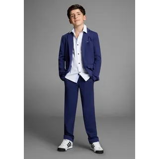 Bruno Banani Anzug »2tlg. Jersey Anzug« Set, Sakko & Hose, 2 Stk. tlg. Basic Für jeden Anlass passend. Eleganter Jersey Anzug für TEENS, blau