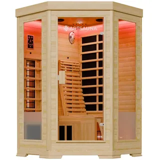 Artsauna Aalborg mit Dual Technologie & Hemlockholz