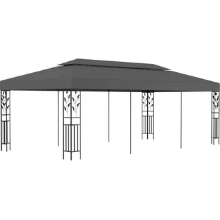 Pavillon 3×6 m Anthrazit - Grau