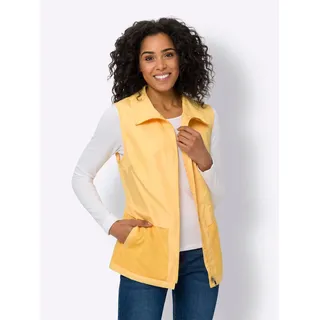 Classic Basics Kurzweste, gelb,