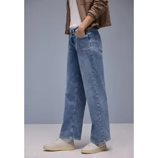STREET ONE Wide Leg Jeans light Blue authentic, 33,