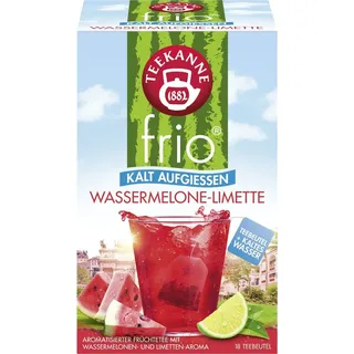 TEEKANNE GmbH & Co. KG frio Wassermelone Limette Teebeutel 18 x 1,5 g