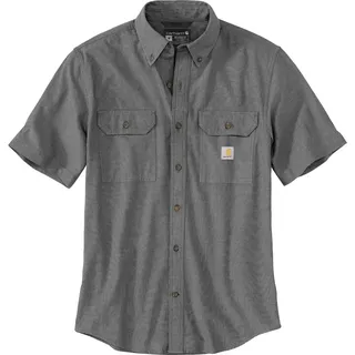 Carhartt Fort Loose SS Shirt light black chambray (N74) L REG
