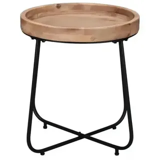 Mirrors and More Beistelltisch Jette ¦ holzfarben Ø: 48.0