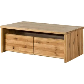 Massivmoebel24.de Couchtisch Wildeiche 120x45x70 natur geölt PURE OAK #118