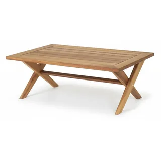 Garten-Couchtisch Moderner Stil Braun Holz Langlebig Bequem Terrasse - Braun