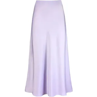 Röcke Damen Satinrock Lang Satin Rock Midi Rock Midi Satin Business Midirock Bleistiftrock Maxirock Long Skirt Satin Kleid