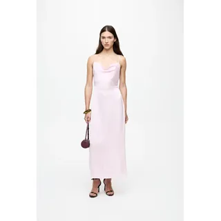 Trägerkleid VILA "VIRAVENNA STRAP ANKLE DRESS - NOOS", Damen, Gr. 34, N-Gr, cherry blossom, Web, Obermaterial: 100% Polyester, unifarben, slim fit, V-Ausschnitt, Kleider Trägerkleid, Kunstfaser, regular fit