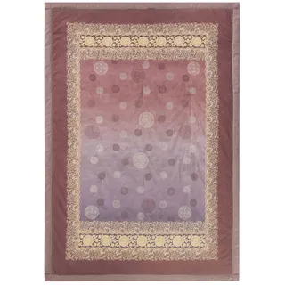 Bassetti PALLAVICINO Plaid aus 100% Baumwolle in der Farbe Grigio G1, Maße: 135x190 cm - 9330110