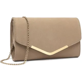 Miss Lulu Clutch Damen Abendtasche Elegante Kettentasche Damen Tasche Clutch Bag Handtasche Hochzeit Umhängetasche Mädchen klein Umhängetasche