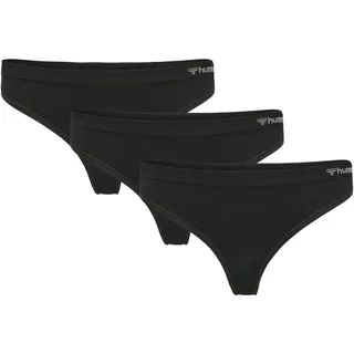 hummel Seamless Tanga 3 St. Schwarz M