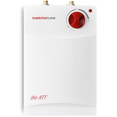 Thermoflow UT 5 ATF Untertischspeicher drucklos | Warmwasserboiler 5 l Speichervolumen mit Anti-Tropf Funktion | Elektro-Warmwasserboiler G 3/8" Anschluss | 35 - 75 °C | 65 °C in 10 min.