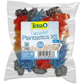 Deko Tetra Pflanze Mix XS Bunt 6er Set