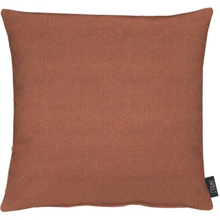 Dekokissen APELT "Vermont" Gr. 1, orange (orange, unifarben), B:46cm L:46cm, Obermaterial: 100% Polyester, Dekokissen_Sitzkissen_Kissenhüllen, Dekokissen, ohne Füllung