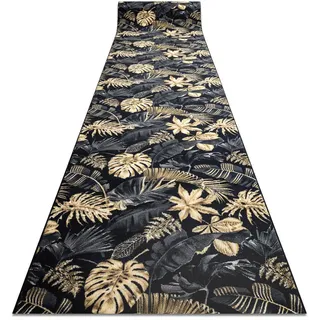 rugsX Läufer Antirutsch Monstera 80/300 cm , Textil , Freiform , 80x300 cm , Teppiche und Böden, Teppiche, Teppichläufer, Läufer