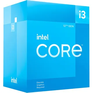 Intel Core i3-12100F CPU - 4 Kerne - 3.3 GHz - LGA1700 - Boxed (BX8071512100F)