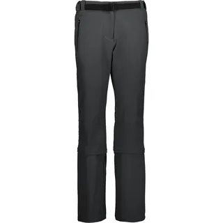 CMP Damen Stretch Zip Off Trousers Hose, Anthrazit,D44