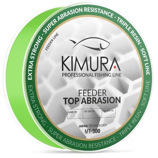 KIMURA Unisex – Erwachsene Feeder Top Abrieb Angelschnur, grün, 0.250