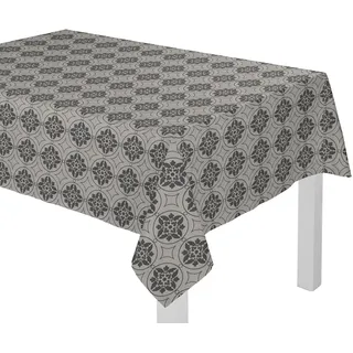 Adam Tischdecke "Romantic Puligny" aus 100% Bio-Baumwolle, schwarz