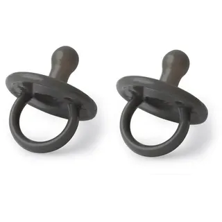 Filibabba Silicone pacifier 2-pack - Stone grey