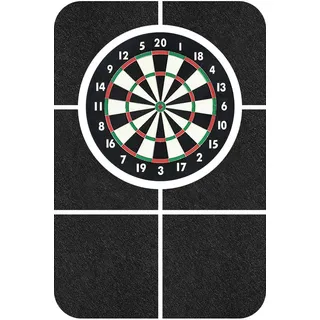 Dartboard Wandschutz, 60 * 90cm Dart Wandschutz, Dart Surround, Wandumrandung Für Dartboard, Dartscheibe Schutzring, Filz, Selbstklebende, Kann Wände Schützen, Schwarz