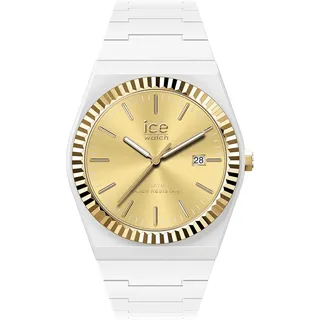 ICE-WATCH - Ice Power PW1 Golden White - Weiße Damenuhr mit Silikonarmband - 024765 (Small)
