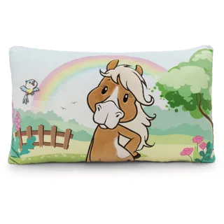 NICI Holly Pony Kissen 43 x 25 cm Braun/Grün