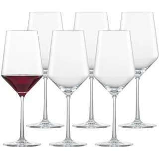 Zwiesel Glas Rotweinglas »Cabernet Rotweingläser Pure 540 ml 6er Set transparent«, farblos