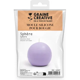 Graine Creative Silikon-Kerzenform Kugel 5,5 cm Kerzen selber machen