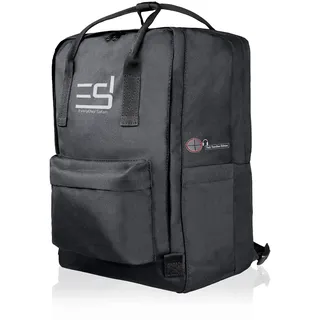 EVERYDAY SAFARI Ryanair Rucksack 40x20x25 Handgepäck geeignet | leicht mit Laptopfach, Reiserucksack schwarz Daypack Tagesrucksack Wanderrucksack City Laptoprucksack wasserabweisend