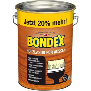 Bondex Holzlasur für Außen Oregon Pine seidenglänzend 4,8 l