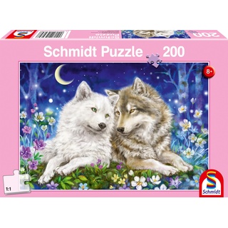 Schmidt Spiele Kuschelige Wolfsfreunde, 200 Teile