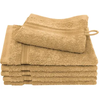 Dyckhoff Siena Waschhandschuh 16 x 21 cm braun
