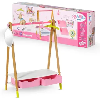 Zapf Creation Kleiderstange Rosa/Braun/Gelb