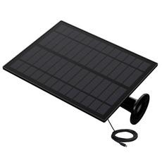Homcloud Solarpanel für Kamera und Wi-Fi Smart Devices, batteriebetrieben, integriertes 3-Meter-Micro-USB-Anschlusskabel, wasserdicht IP65