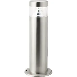 Brilliant Sockelleuchte Edelstahl 30 cm x 7,5 cm 1er Set silber