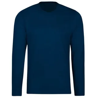 TRIGEMA Langarmshirt Blau S