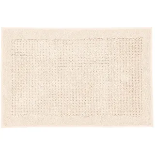 KLEINE WOLKE Badteppich Net 60 x 90 cm Baumwolle Beige Natur