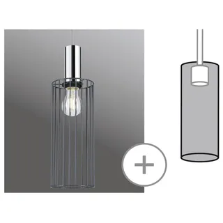 Paulmann URail Lampenschirm Biraha 2Easy anthrazit 12 x 29 cm