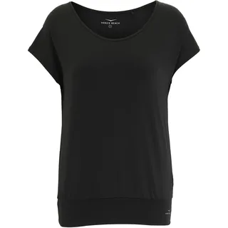 VENICE BEACH Sport-T-Shirt für Damen mit lockerer Schnittform und Bund am Saum RIA XS, Black